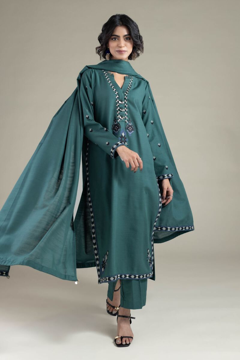 Embroidered | Textured Cotton | Dupatta | null