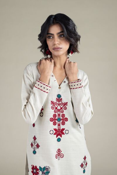 Embroidered | Khaddar | Kurta | USD 35.00