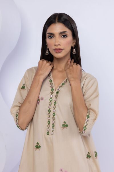 Embroidered | Cambric | Kurta | USD 35.00