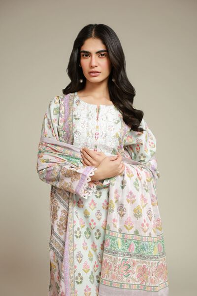 Embroidered | Textured Lawn | Fabrics 3 Piece | USD 45.00