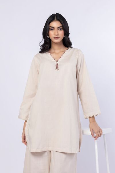 Dyed | Crosshatch Poplin | Kurta | USD 30.00