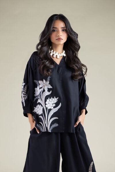 Embroidered | Viscose | Blouse | USD 17.50