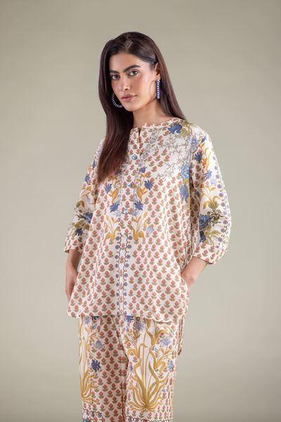 Embroidered | Textured Weave | Shirt | USD 10.50
