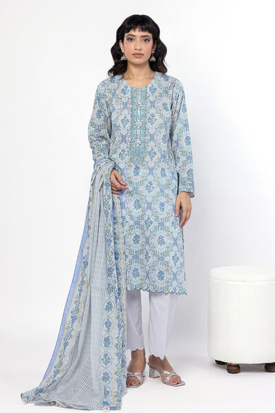 Embroidered | Lawn | Fabrics 3 Piece | USD 45.00