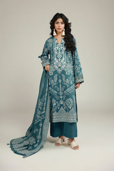Embroidered | Lawn | Fabrics 3 Piece | USD 22.50