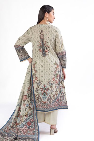 Printed | Slub Lawn | Fabrics 3 Piece | USD 20.00