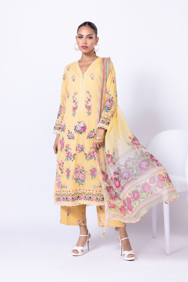 Embroidered | Bamber Chiffon | Dupatta | null