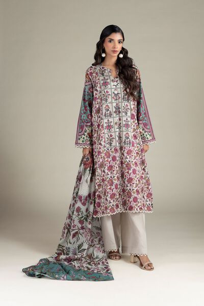 Printed | Broshia | Fabrics 3 Piece | USD 45.00