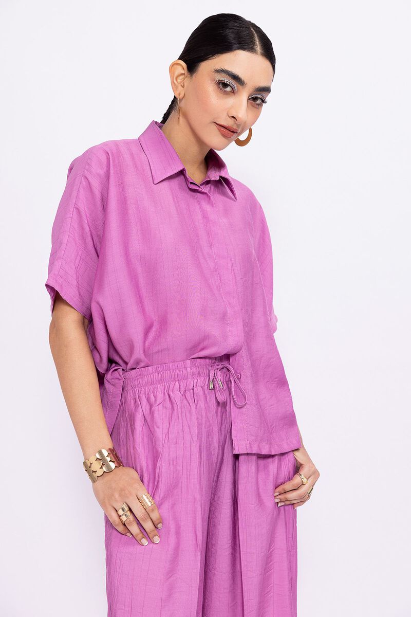 Button Down Blouse, PINK, hi-res image number null