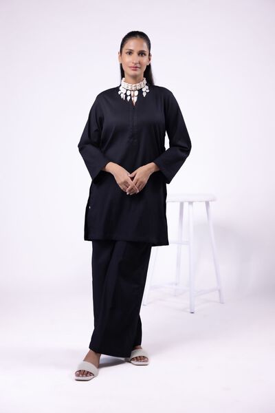 Dyed | Ripple Crinkle | Kurta | USD 7.50