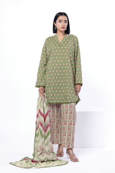 Printed | Cotton | Fabrics 3 Piece | USD 30.00