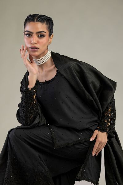 Raw Silk | 3-Piece Co-ord Set | USD 63.00