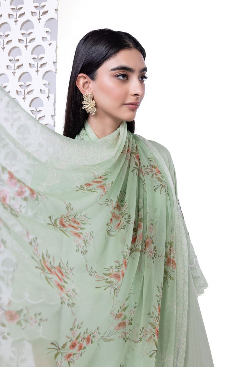 Printed | Bamber Chiffon | Dupatta | null