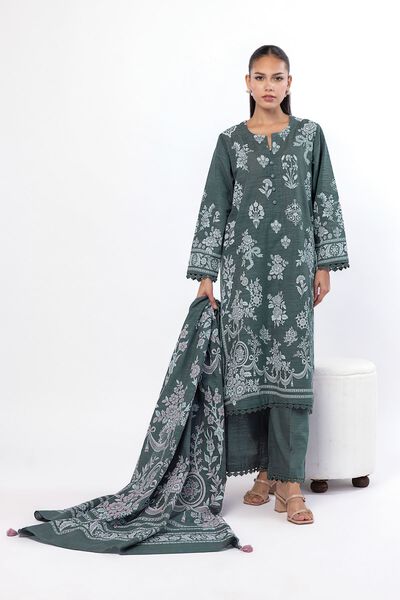 Printed |Light Khaddar | Fabrics 3 Piece | USD 17.50