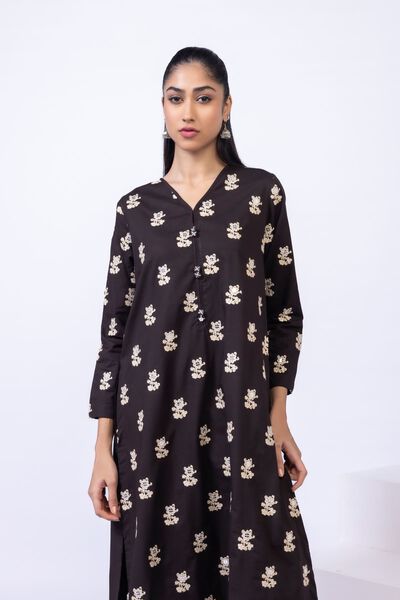 Embroidered | Crosshatch Poplin | Kurta | USD 20.00