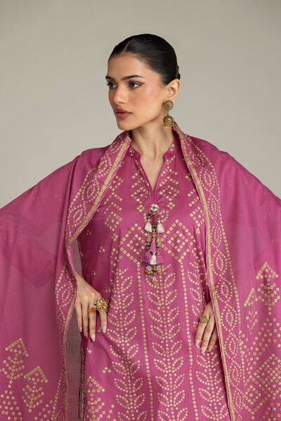 Embroidered | Cambric | Cambric 3-Piece Co-ord | USD 77.50