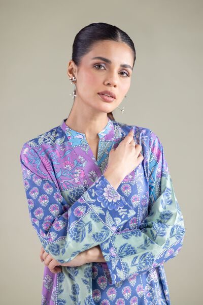 Printed | Cambric | Floral Longline Kurta | USD 30.00