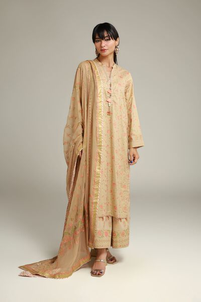Printed | Cambric | 3-piece Tailored Set | USD 34.50