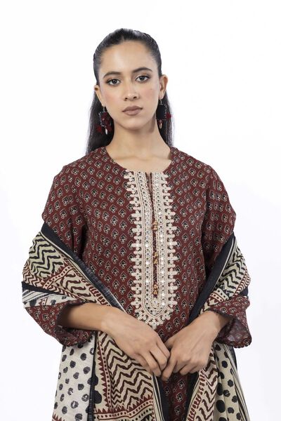 Embroidered | Light Khaddar | Fabrics 3 Piece | USD 35.00