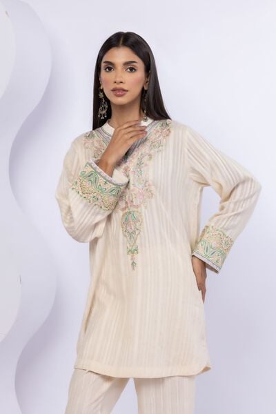 Embroidered | Leno | Kurta | USD 35.00