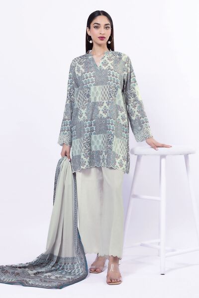 Embroidered | Lawn | Fabrics 3 Piece | USD 40.00