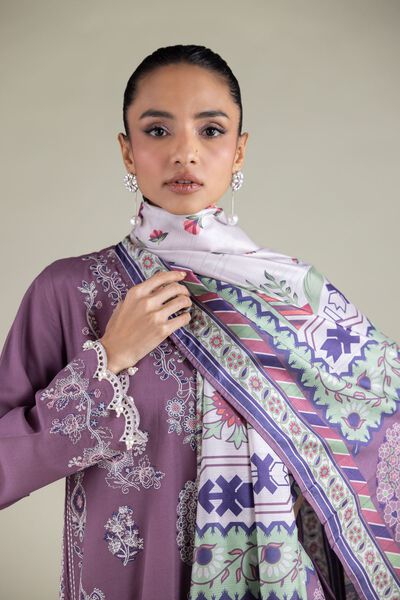 Embroidered | Polyester Silk | Geometric All-Season Dupatta | USD 15.00