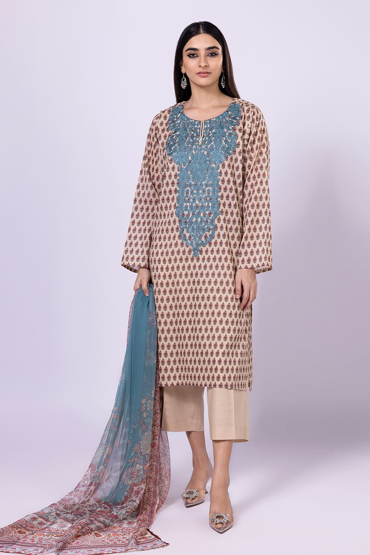 Buy Fabrics 3 Piece 10.20 USD 1001758201 Khaadi Global