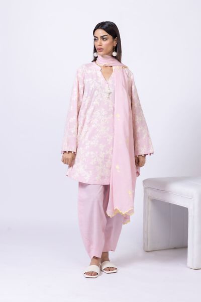Embroidered | Crosshatch Poplin | Kurta | USD 13.50