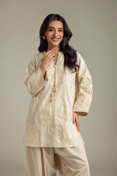 Embroidered | Heavy Textured Cotton | Kurta | USD 55.00