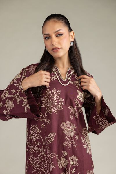 Printed | Cambric | Cambric Floral Kurta | USD 35.00