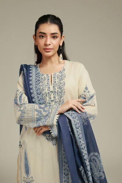 Printed | Cambric | Fabrics 3 Piece | USD 45.00