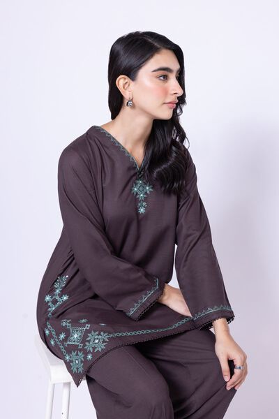 Embroidered | Dull Raw Silk | Kurta | USD 30.00
