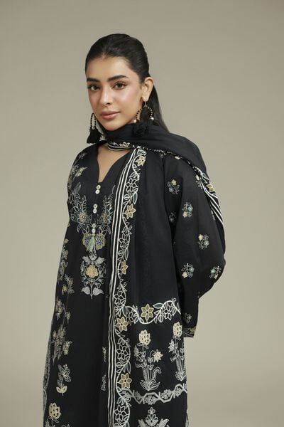 Printed | Cambric | Fabrics 3 Piece | USD 45.00