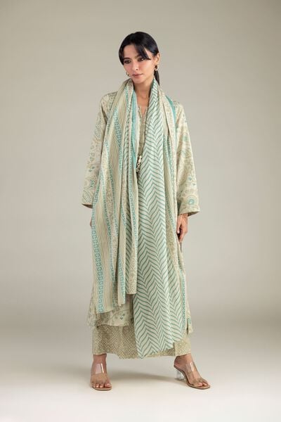 Lawn | Beige Lawn Dupatta | USD 30.00
