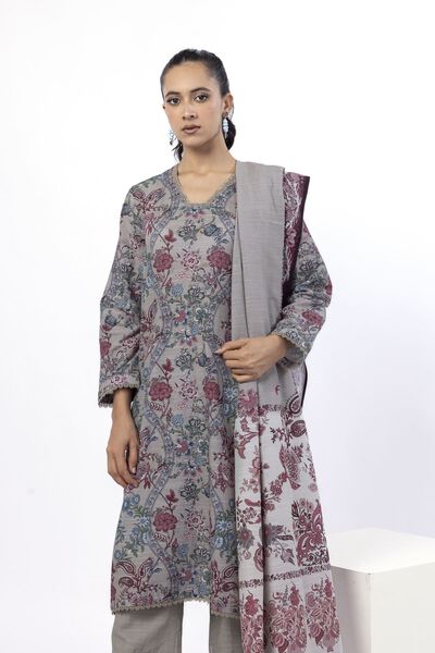 Embroidered | Light Khaddar | Tailored 3 Piece | USD 50.00