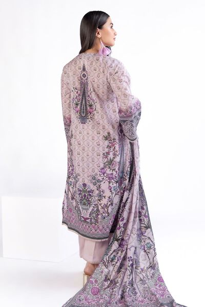 Printed | Slub Lawn | Fabrics 3 Piece | USD 20.00