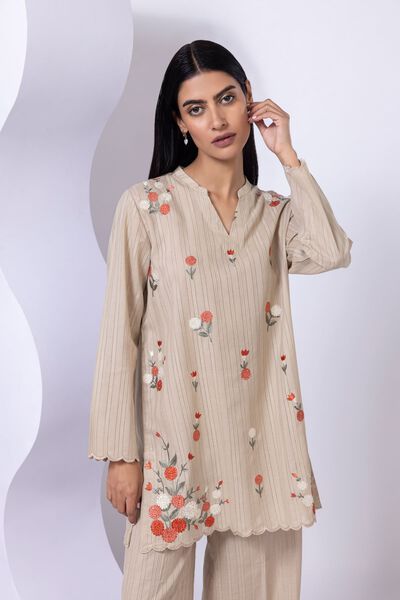 Embroidered | Leno | Kurta | USD 24.50