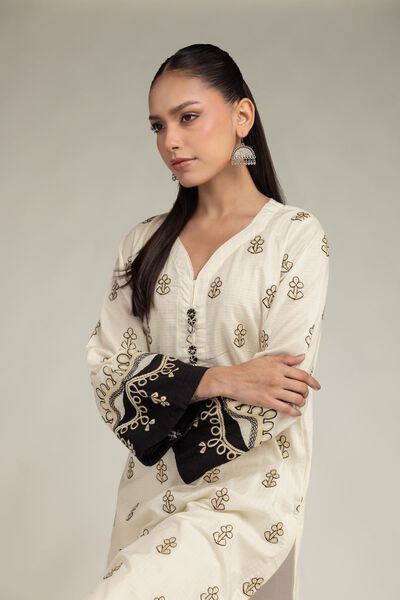 Embroidered | Cotton Dobby | Cotton Dobby Kurta | USD 45.00