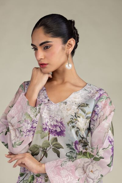 Embroidered | Blended Viscose | Floral Viscose Kurta | USD 27.50