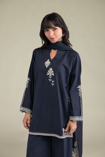 Embroidered | Cambric | Short Cambric Kurta | USD 35.00