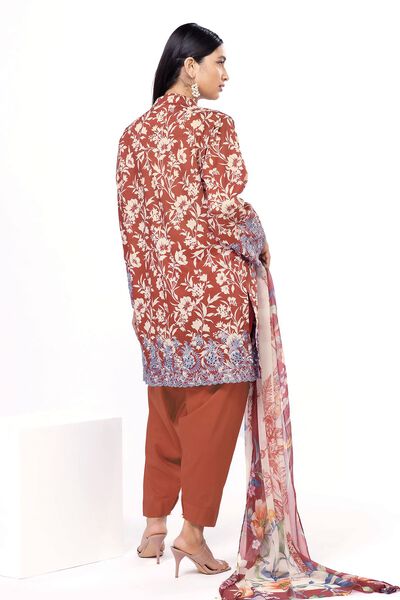 Embroidered | Cambric | Fabrics 3 Piece | USD 27.50