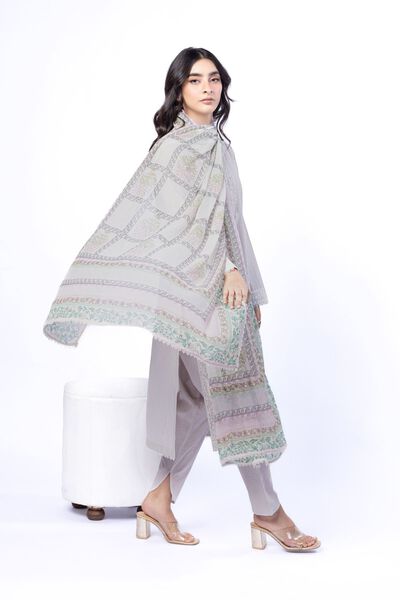 Embroidered | Cotton Dobby | Tailored 3 Piece | USD 75.00