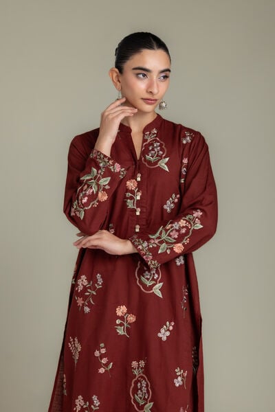 Embroidered | Light Khaddar | Fabrics 2 Piece | Top and Bottom | USD 45.00