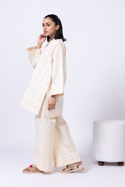 Embroidered | Cotton Dobby | Pants | USD 25.00