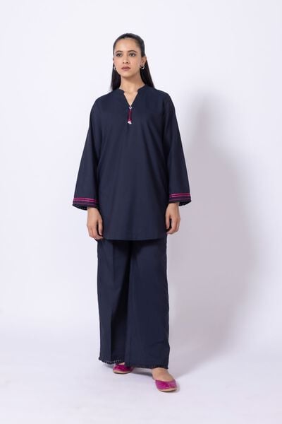Embroidered | Chambray | Kurta | USD 9.00