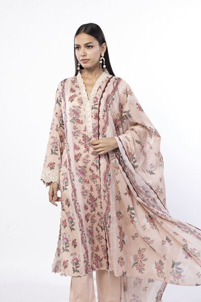 Embroidered | Lawn | Fabrics 3 Piece | USD 45.00