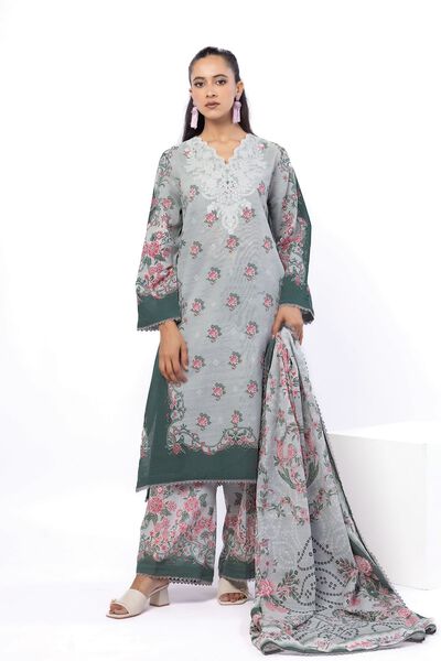 Embroidered | Light Khaddar | Tailored 3 Piece | USD 45.00