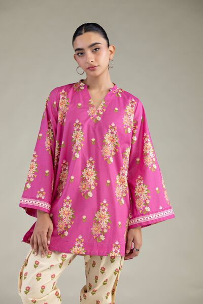 Printed | Cambric | Floral Cambric Kurta | USD 35.00