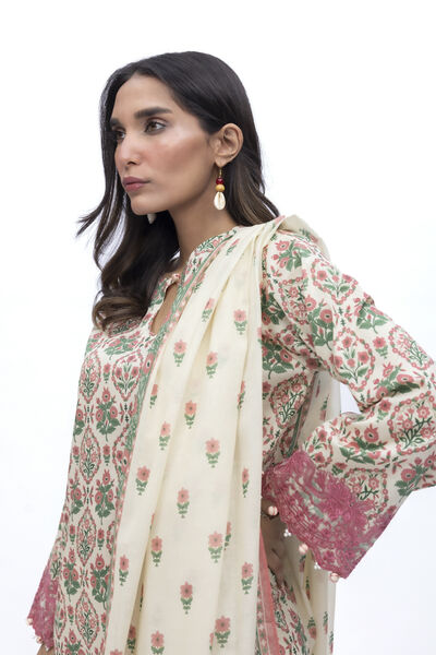 Embroidered | Lawn | Fabrics 3 Piece | USD 40.00