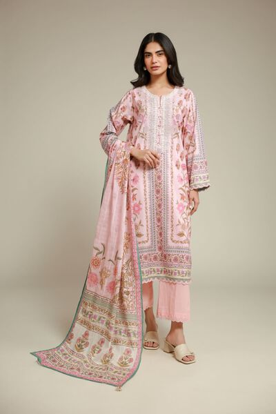 Embroidered | Textured Lawn | Fabrics 3 Piece | USD 45.00